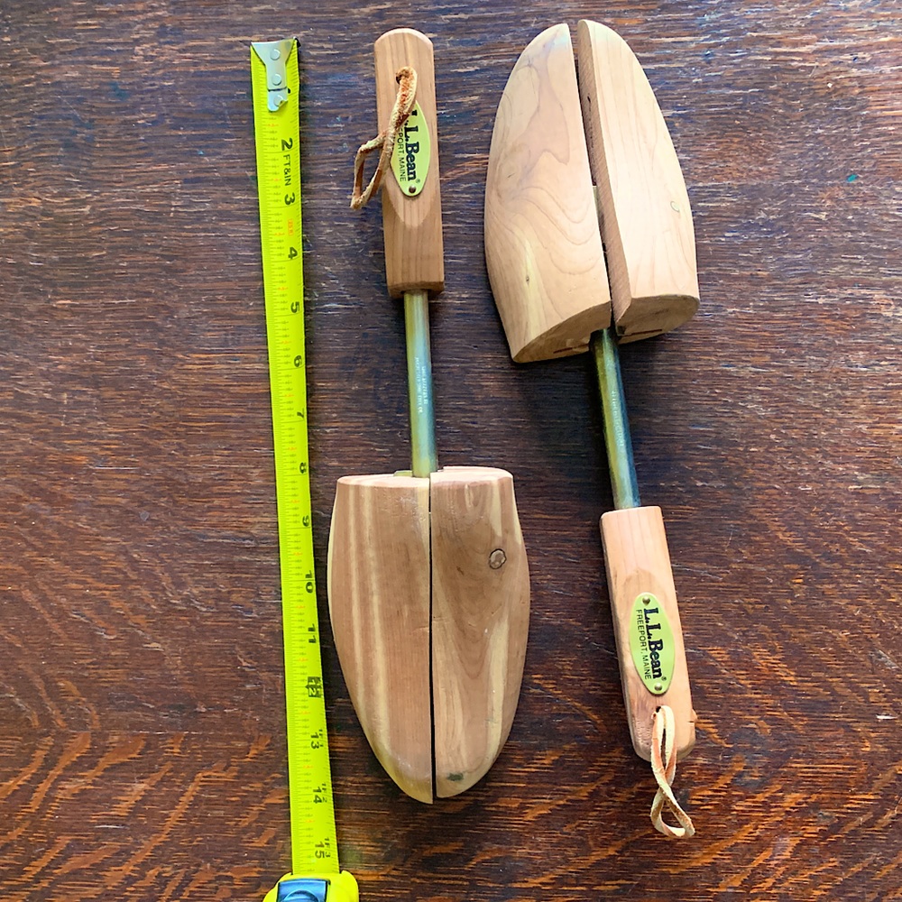 L.L. Bean Cedar Shoe Trees Stretchers Size XL